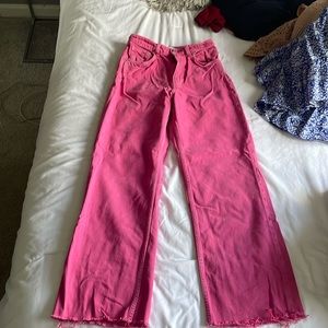 Pink Zara jeans